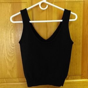 Vneck or scoop cropped sweater